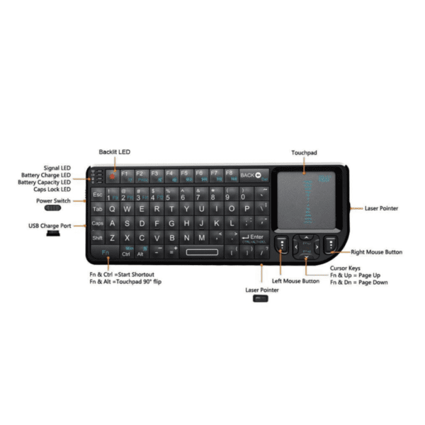 Mini-clavier RT-MWK01 Rii